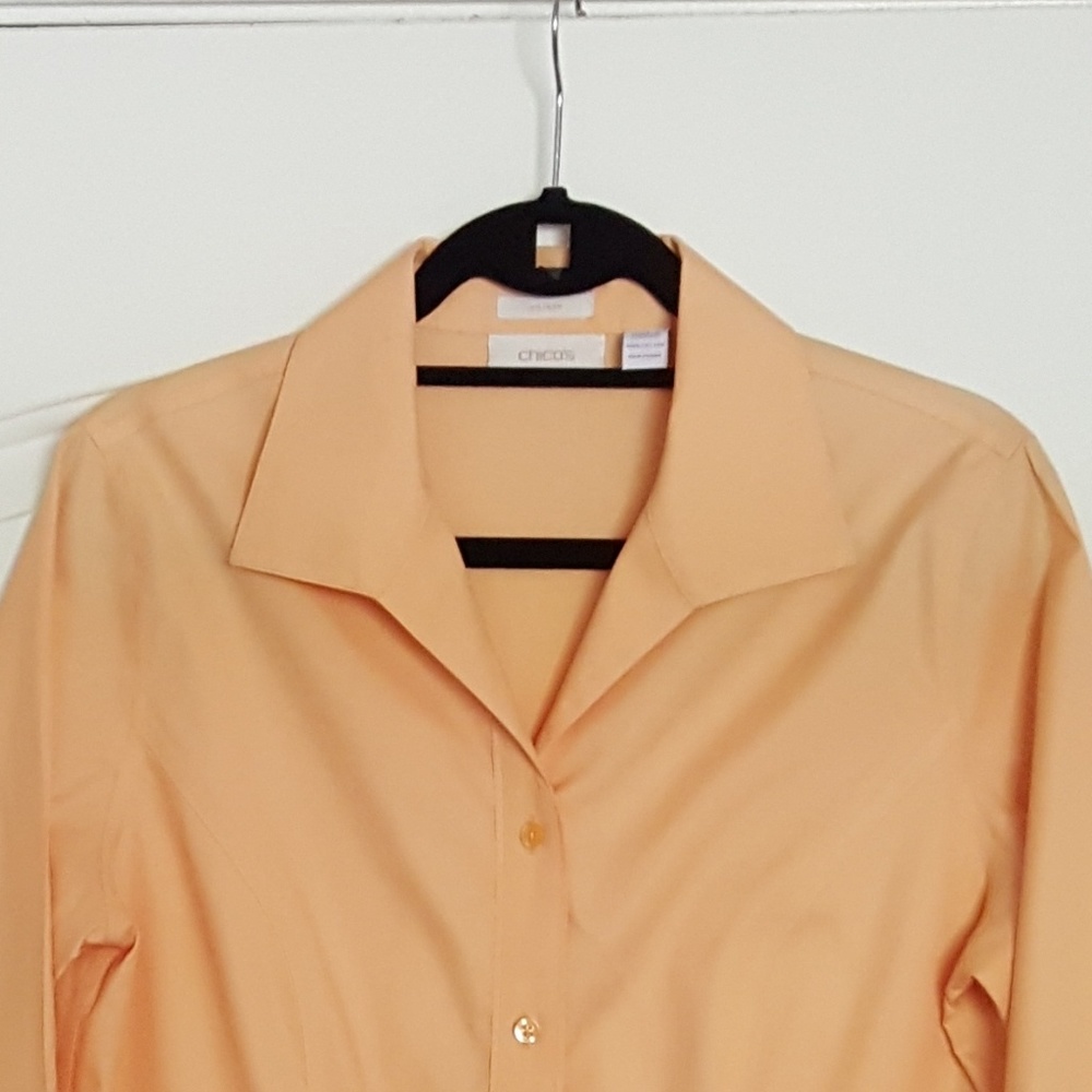 Chico's No-Iron Cotton Blouse